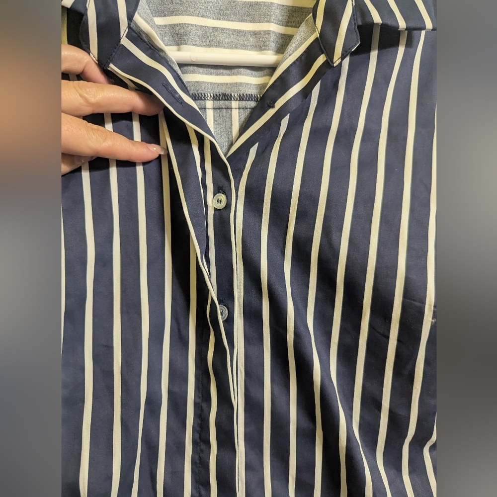 Le Château Navy and White Striped Dress XS - Picture 5 of 7